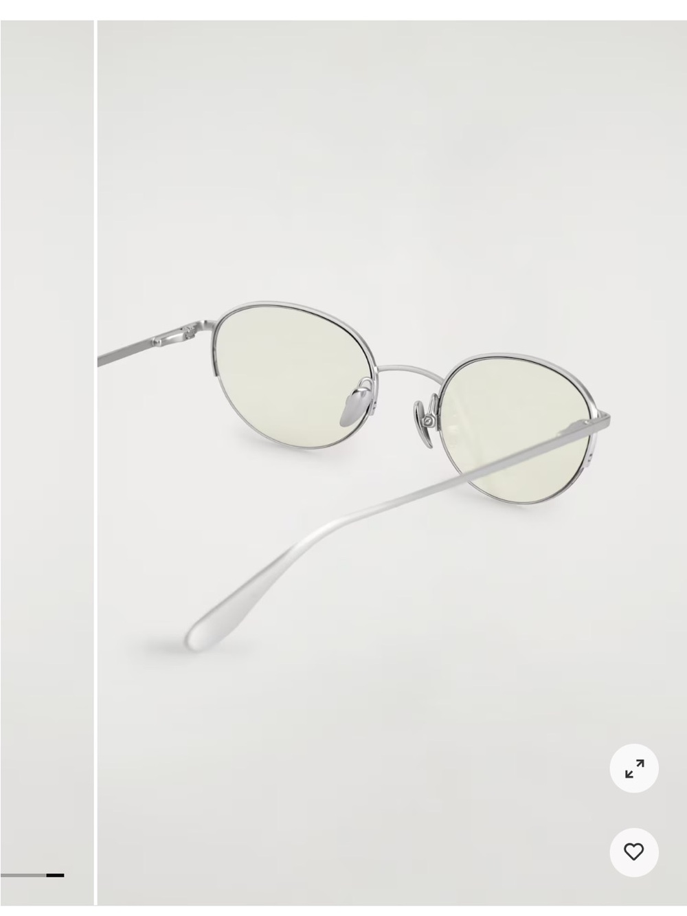NWT COS ROUND WIRE-FRAME SUNGLASSES - Picture 4 of 5